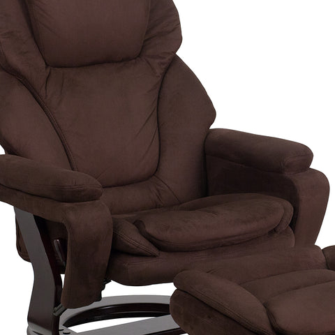 Brown Microfiber Recliner