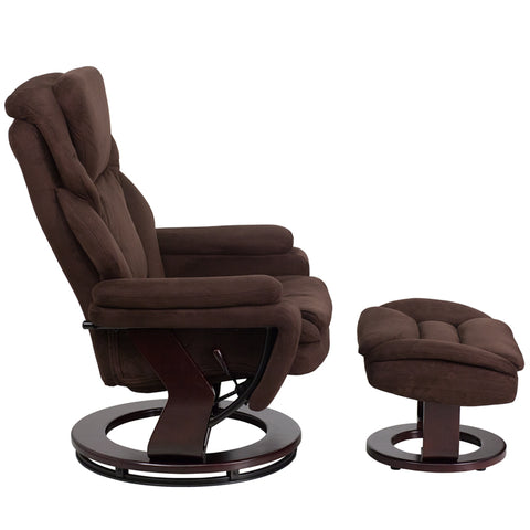 Brown Microfiber Recliner