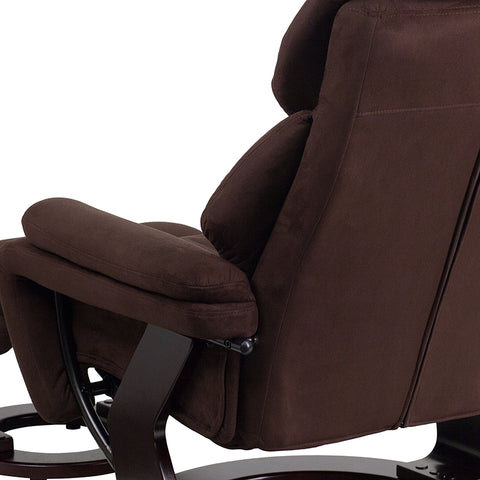 Brown Microfiber Recliner