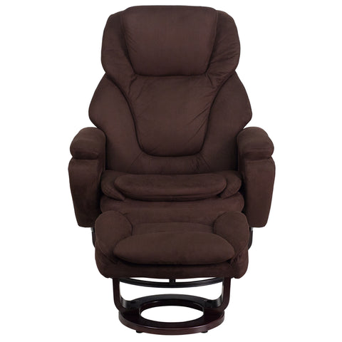 Brown Microfiber Recliner