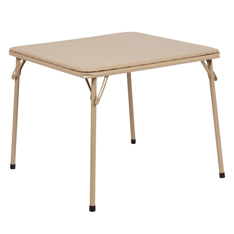 Kids Tan Folding Table Set