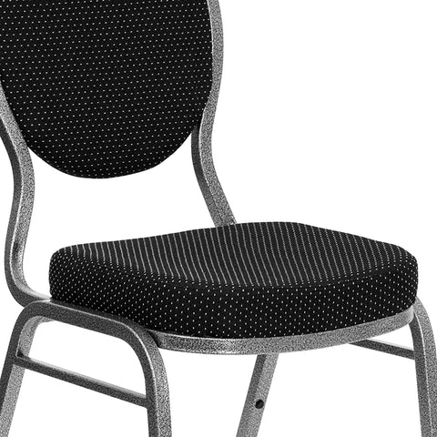 Black Fabric Banquet Chair