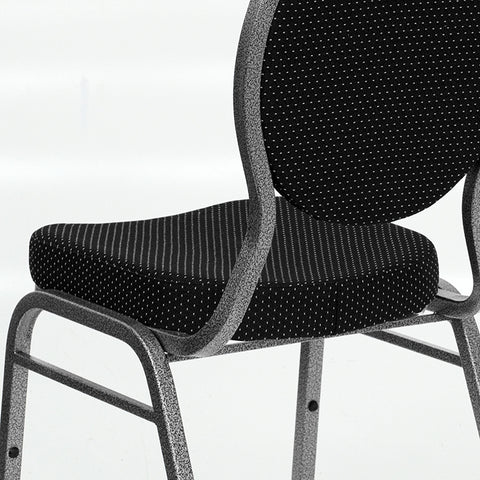 Black Fabric Banquet Chair