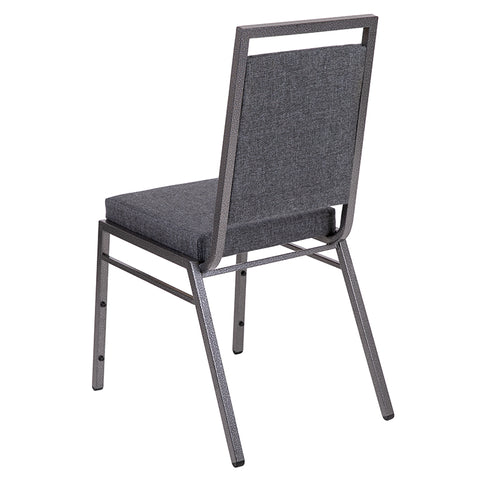 Dark Gray Fabric Banquet Chair