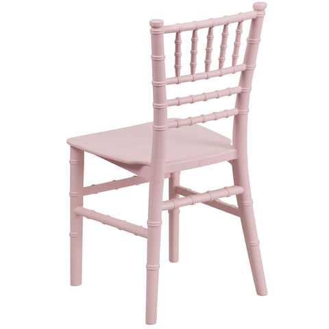 Child's White Resin Chair