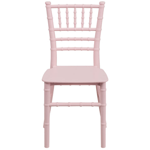 Child's White Resin Chair