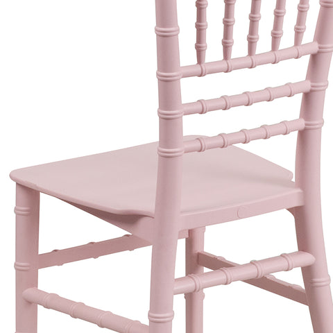 Child's White Resin Chair