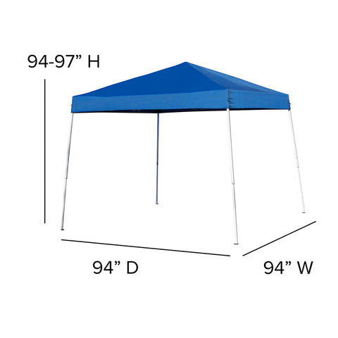 8'x8' White Pop Up Canopy