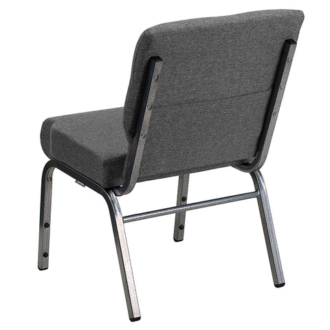 Gray Fabric Church Chair