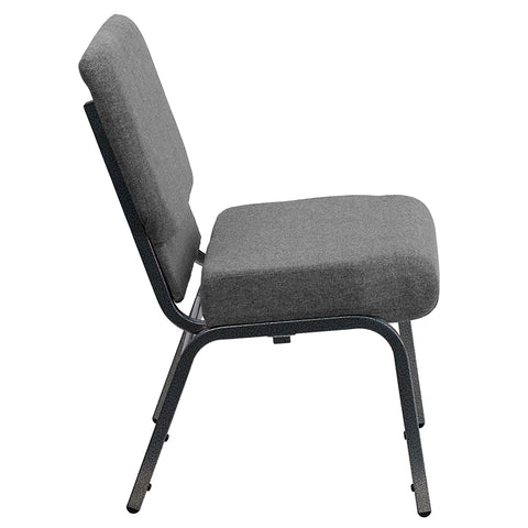 Gray Fabric Church Chair