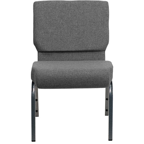 Gray Fabric Church Chair