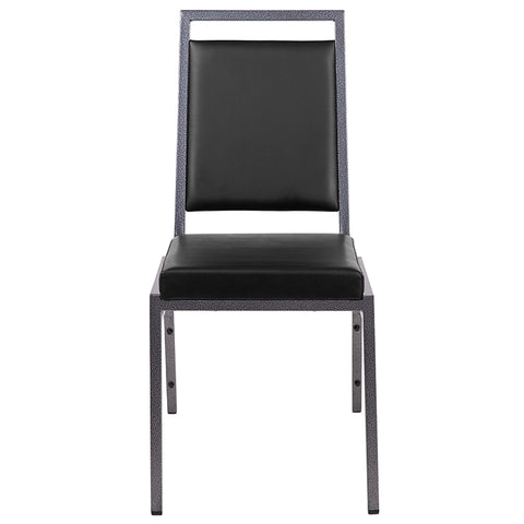 Dark Gray Fabric Banquet Chair