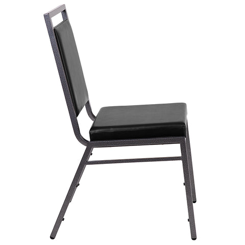 Dark Gray Fabric Banquet Chair