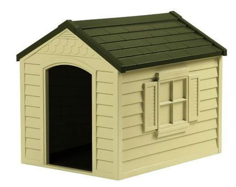 Medium Size Outdoor Resin Construction Snap Together Dog House