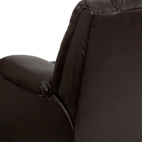 Brown Leather Rocker Recliner