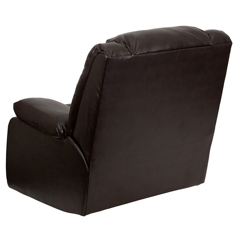 Brown Leather Rocker Recliner