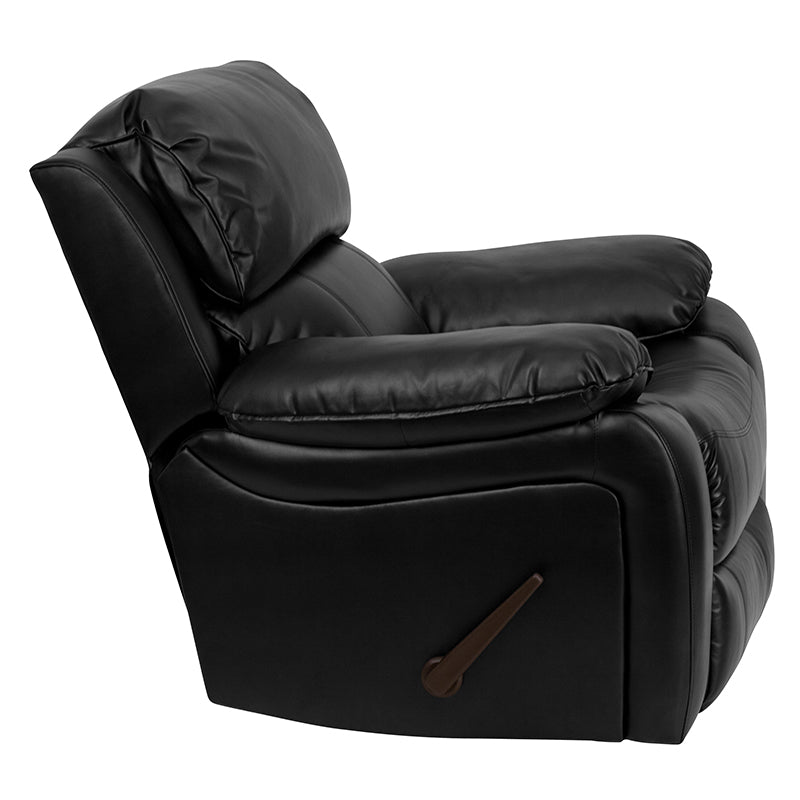 Brown Leather Rocker Recliner