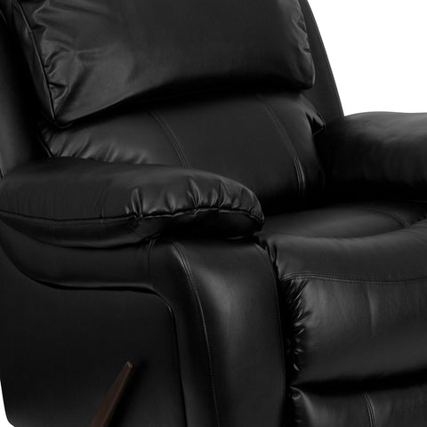 Brown Leather Rocker Recliner