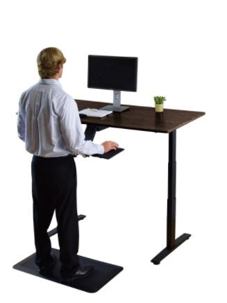 Premier 52" Black Dual Motor Electric Office Adjustable Standing Desk