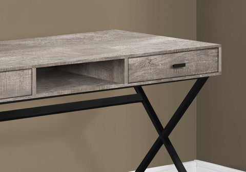 47" Rustic Taupe Computer Desk