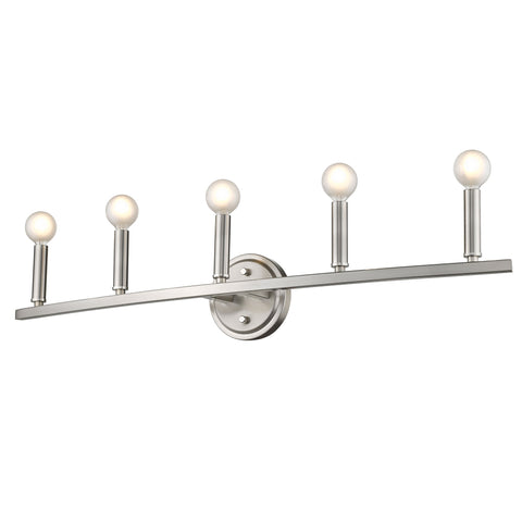 Sawyer 5-Light Satin Nickel Vanity