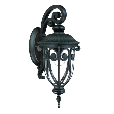 Matte Black Hanging Goblet Wall Light