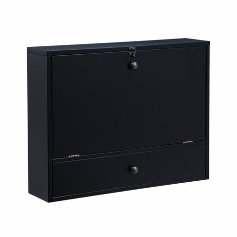 Black Wall Mount Folding Desk