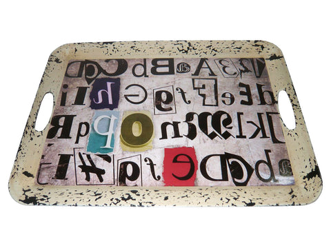 1 x 20 x 15 Multi Color Metal Inspiration Tray