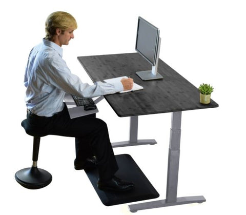 Premier 52" Gray Dual Motor Electric Office Adjustable Standing Desk