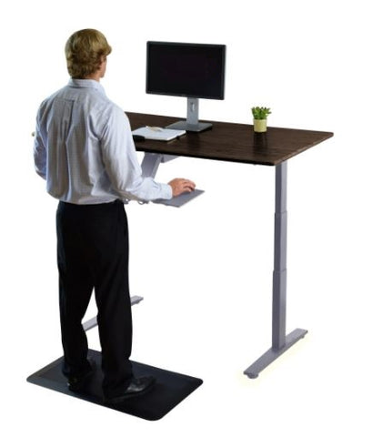 Premier 52" Gray Dual Motor Electric Office Adjustable Standing Desk