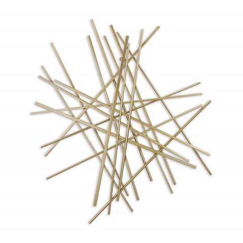 Gold Rod Abstract Wall Art