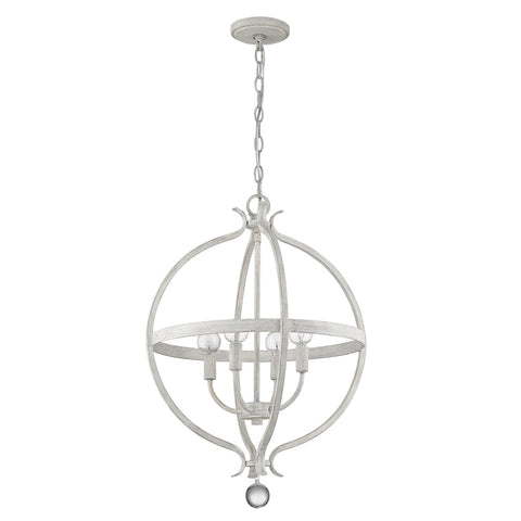 Callie 4-Light Country White Pendant