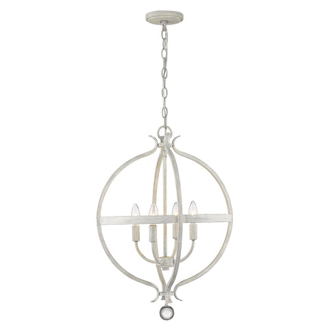 Callie 4-Light Country White Pendant