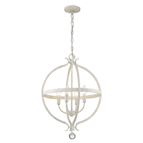 Callie 4-Light Country White Pendant