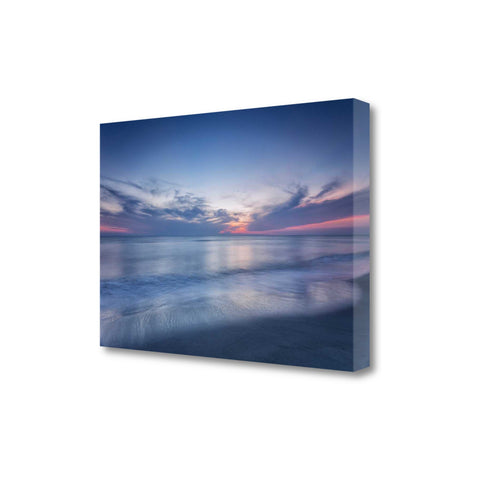 Early Morning Beach Sunrise 1 Giclee Wrap Canvas Wall Art