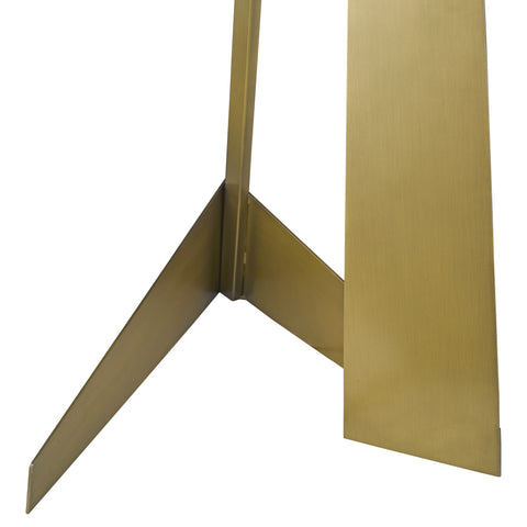 Stratos 1-Light Aged Brass Floor Lamp