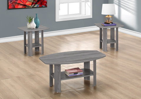 Grey Table Set - 3Pcs Set