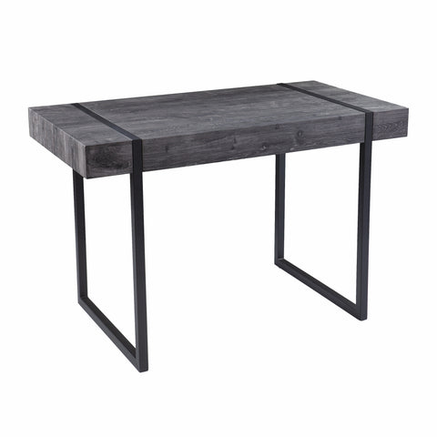 Charcoal Black Small Space Desk