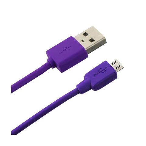 Reiko Micro 1 Amp 3-in-1 Car Charger Wall Adapter With Usb Cable In Purple