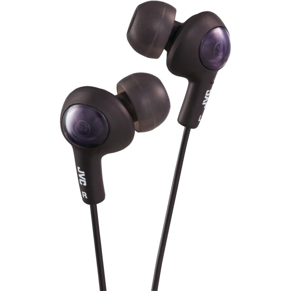 Jvc Hafr6b Gumy Plus Earbuds With Remote & Microphone (black)