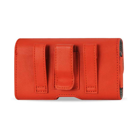 Horizontal Pouch With Easy Take Out Design Iphone4 In Orange (4.72x2.56x0.59 Inches Plus)