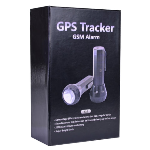 Gps Tracker Disguised As Real&#44; Working Rechargeable Flashlight Withquad-band Gsm (sim Card Not Included)