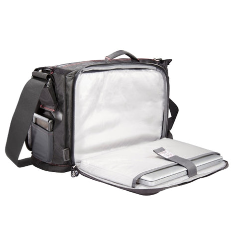 Ecbc Trident Messenger Bag W/adjustable Shoulder Strap (gray) -fits Up To 14 Notebooks