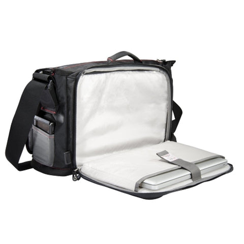 Ecbc Trident Messenger Bag W/adjustable Shoulder Strap (black) -fits Up To 14 Notebooks