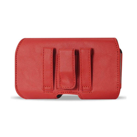 Horizontal Z Lid Leather Pouch Samsung Galaxy S3/ I9300/ R53 X In Red (5.91x3.07x0.63 Inches Plus)