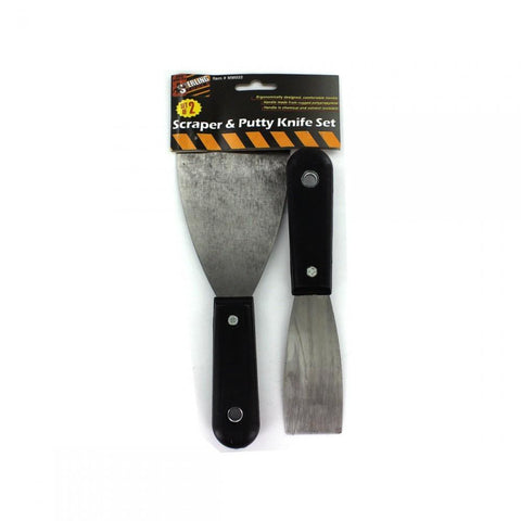 2 Piece Scraper And Putty Knife Set Mm032