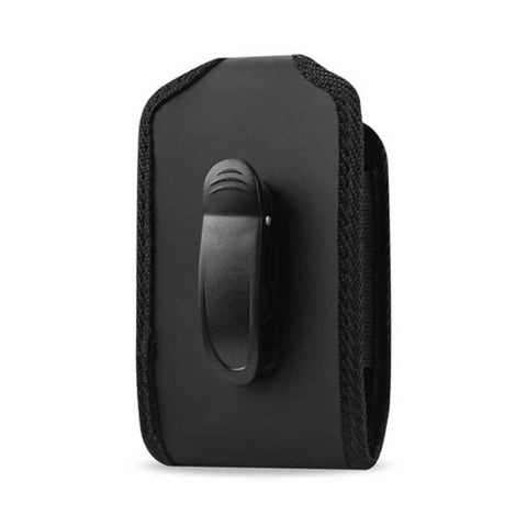 Vertical Pouch Iphone 5 With 360 Rotating Belt Clip And Rugged Edges In Black (5.42x2.66x0.53 Inches Plus)