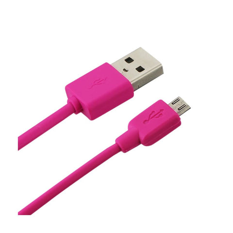 Reiko Micro 1 Amp 3-in-1 Car Charger Wall Adapter With Usb Cable In Hot Pink