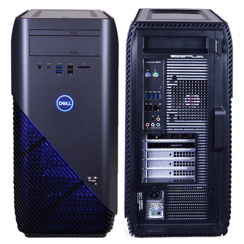 Dell Inspiron 5675 Ryzen 5 1400 Quad-core 3.2ghz 8gb 1tb Dvd?rwradeon Rx 570 W10h Gaming Desktop W/wifi & Blue Leds