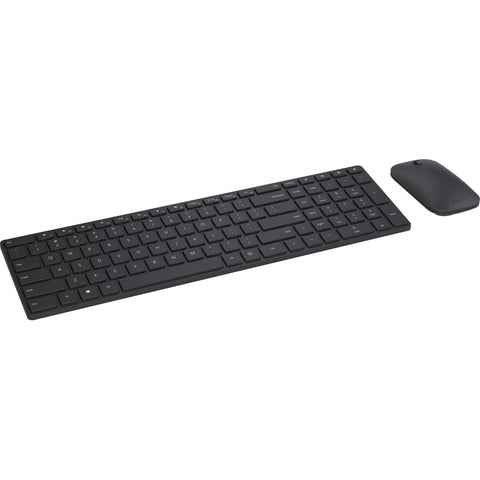 Microsoft Designer Bluetooth Desktop - Wireless Bluetooth Black - Wireless Bluetooth Laser/optical - 1000 Dpi - 3 Button - Scroll Wheel - Qwerty - Black - Mute, Volume Down, Volume Up, Play/pause, Next Page, Previous Page Hot Key(s) - Symmetrical - Aaa -